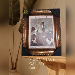 MOD VINTAGE GALLERY- VOGUE PAINTING